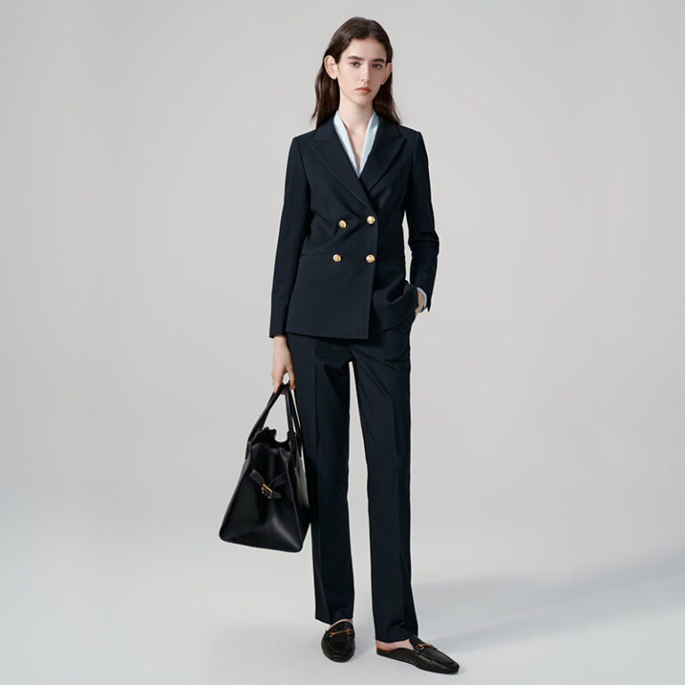 SKU06_颜色分类(藏青西装+直筒西裤【厚款】 10-20°C)